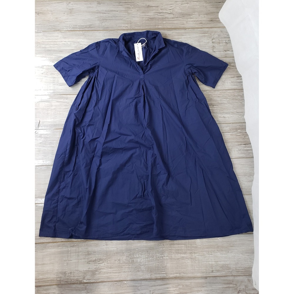 Manuelle Guibal Navy Robe Tunique Womens Size 1 NWT